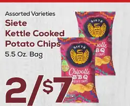 DeCicco & Sons Siete Kettle Cooked Potato Chips offer