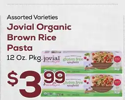 DeCicco & Sons Jovial Organic Brown Rice Pasta offer