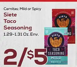 DeCicco & Sons Siete Taco Seasoning offer