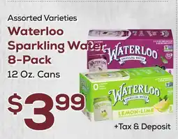 DeCicco & Sons Waterloo Sparkling Water 8-Pack offer