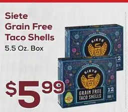 DeCicco & Sons Siete Grain Free Taco Shells offer