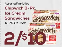 DeCicco & Sons Chipwich 3-Pk. Ice Cream Sandwiches offer