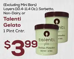 DeCicco & Sons Talenti Gelato 1 Pint Cntr offer