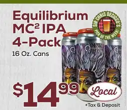 DeCicco & Sons Equilibrium MC 2 IPA 4-Pack offer