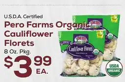 DeCicco & Sons Pero Farms Organic Cauliflower Florets offer