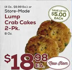 DeCicco & Sons Lump Crab Cakes 8 Oz offer