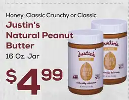 DeCicco & Sons Justin's Natural Peanut Butter offer