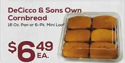 DeCicco & Sons DeCicco & Sons Own Cornbread offer