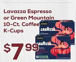 DeCicco & Sons Lavazza Espresso or Green Mountain 10-Ct. Coffee K-Cups offer