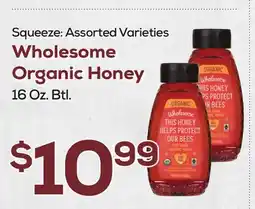DeCicco & Sons Wholesome Organic Honey offer