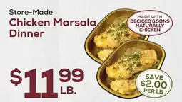 DeCicco & Sons Chicken Marsala Dinner offer
