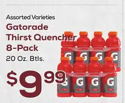 DeCicco & Sons Gatorade Thirst Quencher 8-Pack offer