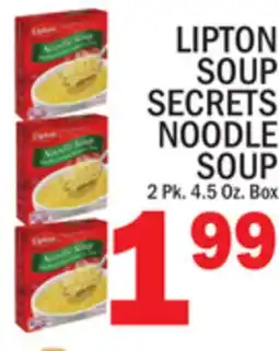 C Town LIPTON SOUP SECRETS NOODLE SOUP offer