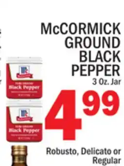 C Town McCORMICK GROUND BLACK PEPPER offer