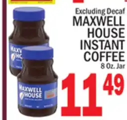 C Town MAXWELL HOUSE INSTANT COFFEE offer