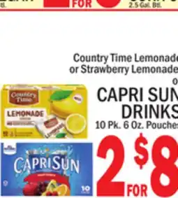 C Town CAPRI SUN DRINKS offer