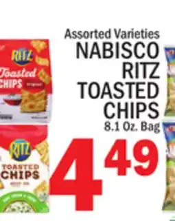 C Town NABISCO RITZ TOASTED CHIPS offer