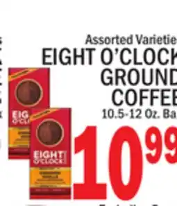 C Town EIGHT O'CLOCK GROUND COFFEE offer
