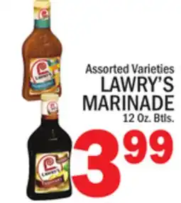 C Town LAWRY'S MARINADE offer
