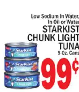 C Town STARKIST CHUNK LIGHT TUNA offer