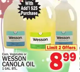 C Town WESSON CANOLA OIL offer