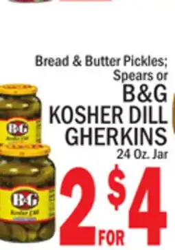 C Town B & G KOSHER DILL GHERKINS offer