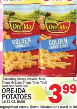 C Town ORE-IDA POTATOES offer