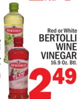 C Town BERTOLLI WINE VINEGAR offer