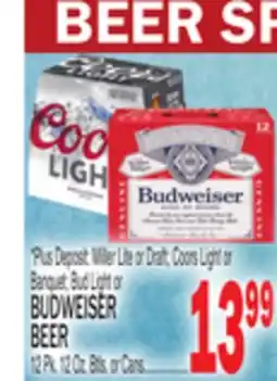C Town BUDWEISER BEER offer