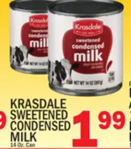 C Town KRASDALE SWEETENED CONDENSED MILK offer