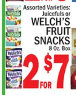 C Town WELCH'S FRUIT SNACKS offer