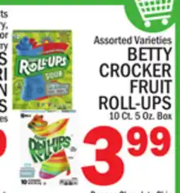 C Town BETTY CROCKER FRUIT ROLL-UPS offer