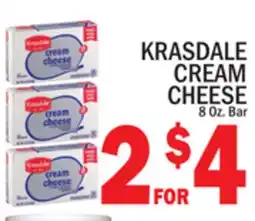 C Town KRASDALE CREAM CHEESE offer