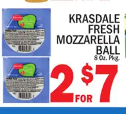 C Town KRASDALE FRESH MOZZARELLA BALL offer