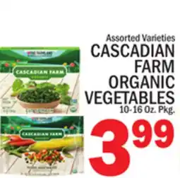 C Town CASCADIAN FARM ORGANIC VEGETABLES offer