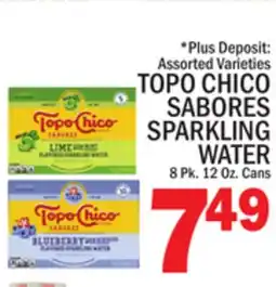 C Town TOPO CHICO SABORES SPARKLING WATER offer