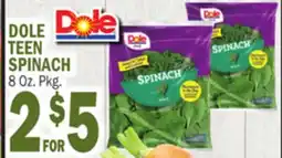 C Town DOLE TEEN SPINACH offer