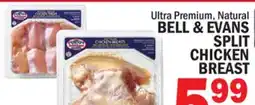 C Town BELL & EVANS SPLIT CHICKEN BREAST offer