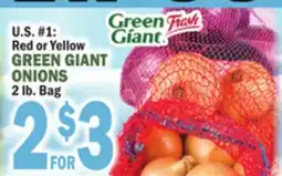 C Town GREEN GIANT ONIONS offer