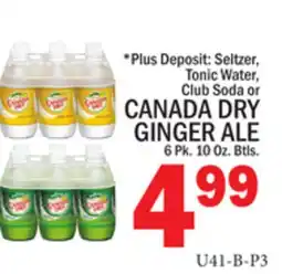 C Town CANADA DRY GINGER ALE offer