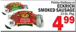 C Town ECKRICH SMOKED SAUSAGE offer