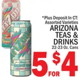 C Town ARIZONA TEAS & DRINKS offer