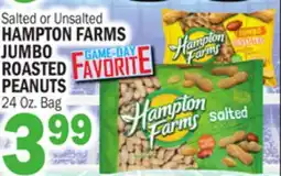 C Town HAMPTON FARMS JUMBO ROASTED PEANUTS offer
