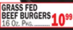 C Town GRASS FED BEEF BURGERS offer