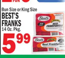 C Town BEST'S FRANKS offer