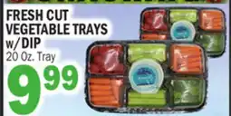 C Town FRESH CUT VEGETABLE TRAYS w/DIP offer