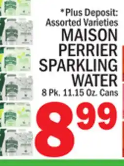 C Town MAISON PERRIER SPARKLING WATER offer