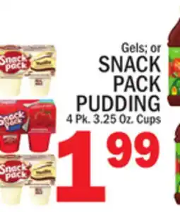 C Town SNACK PACK PUDDING offer