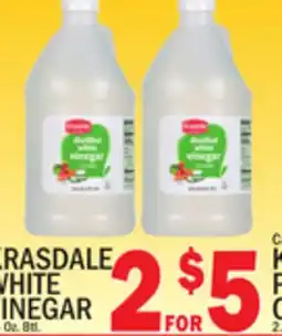 C Town KRASDALE WHITE VINEGAR offer
