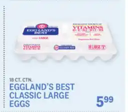 Kings Food Markets EGGLAND'S BEST CLASSIC LARGE EGGS offer